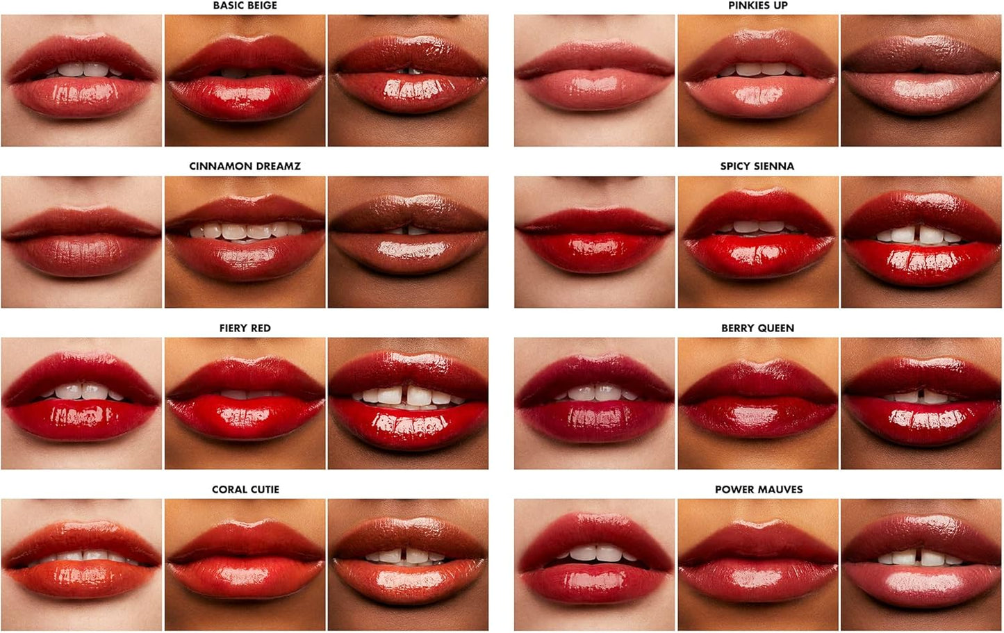 Cosmetics Glossy Lip Stain, Lightweight, Long-Wear Lip Stain for a Sheer Pop of Colour & Subtle Gloss Effect, Power Mauves