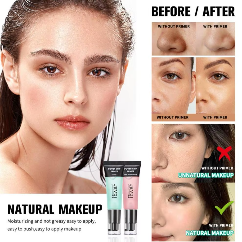 Power Grip Primer Gel β 24ml - Hydrating Face Primer for Smoothing Skin