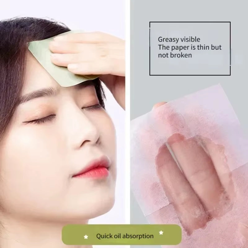 5 Box Matte Face Wipes Oil Control Oil-Absorbing Face Cleaning Beauty Makeup Tools Accessories Facial Oil Blotting Sheets Paper
