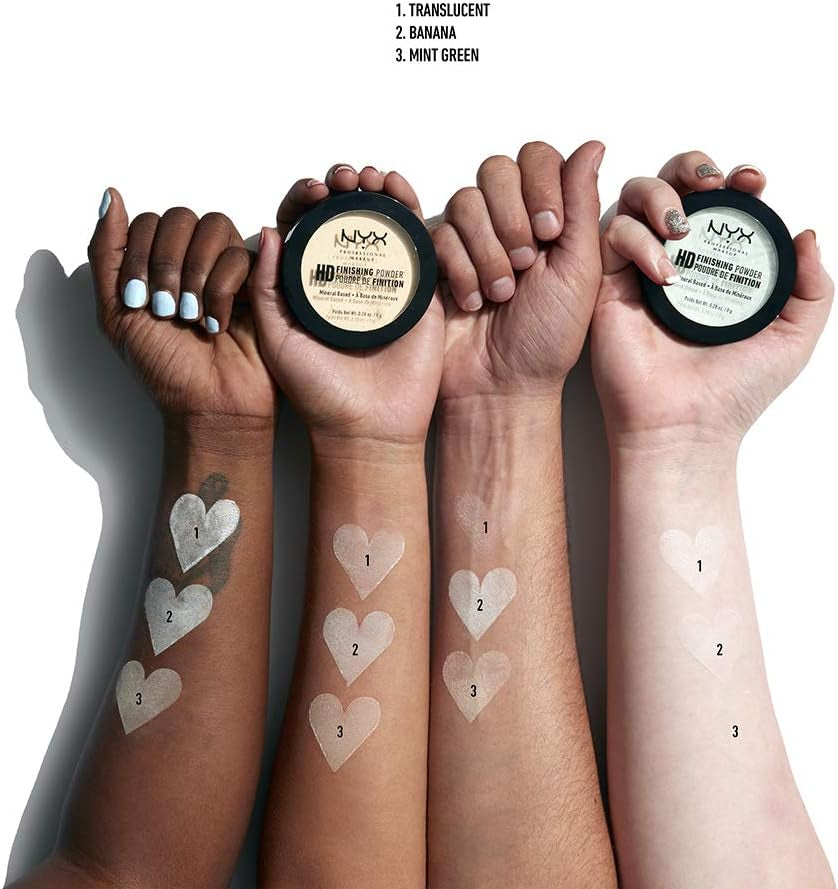 High Definition Finishing Powder, Pressed Powder, Skin Perfecting, Matte Finish, Oil Absorbing, Vegan Formula, Shade: Translucent