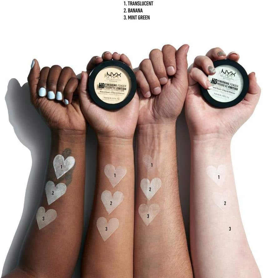 High Definition Finishing Powder, Pressed Powder, Skin Perfecting, Matte Finish, Oil Absorbing, Vegan Formula, Shade: Translucent