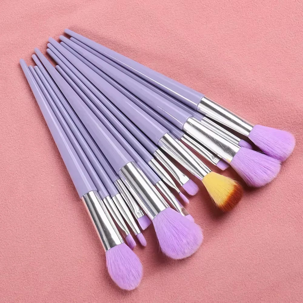 13 PCS Makeup Brushes Set Eye Shadow Foundation Women Cosmetic Brush Eyeshadow Blush Beauty Soft Make up Tools Bag