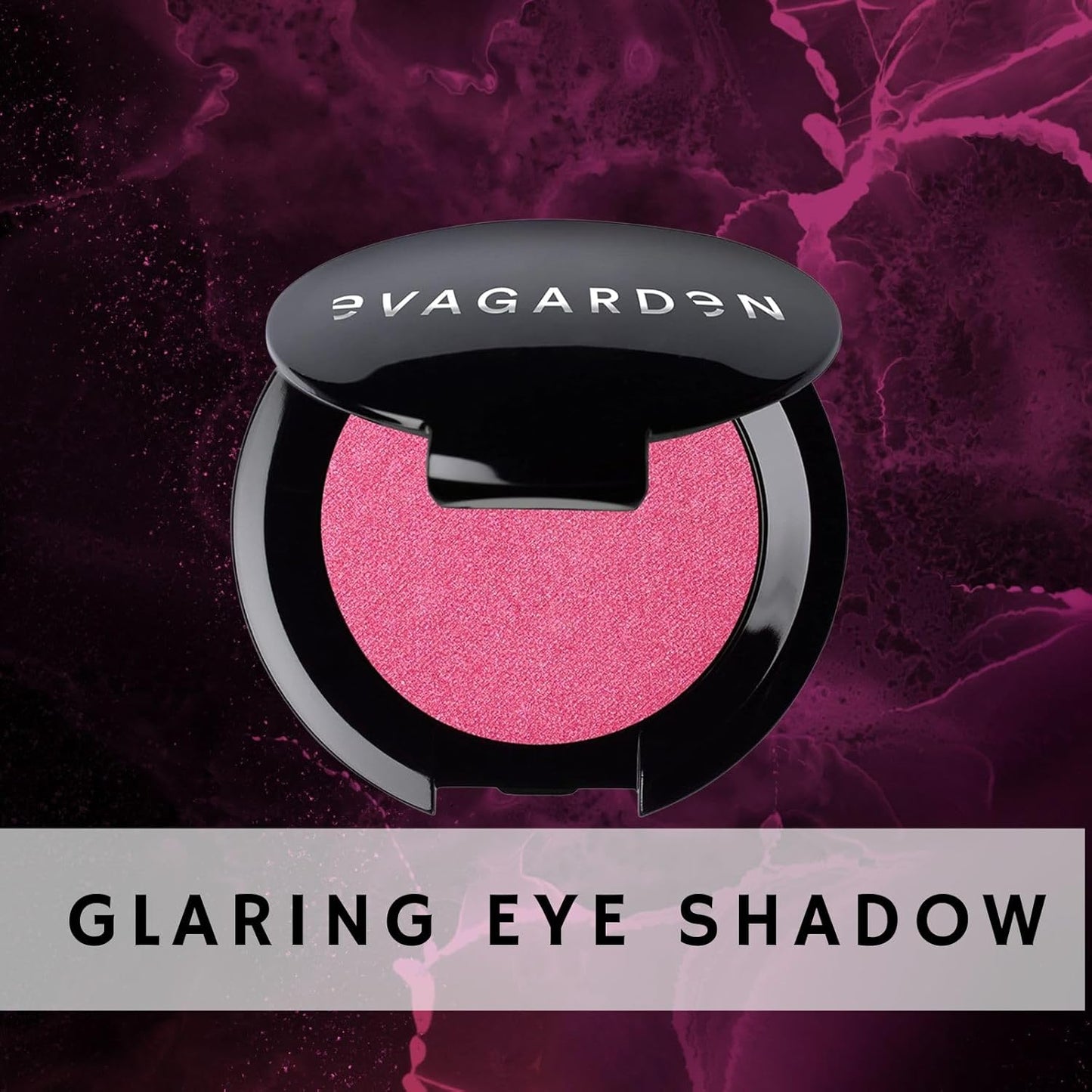 Glaring Eye Shadow - Metallic Effect with Exceptional Hold - Glittering Color with Velvety Finish - Light Formula with Pigments and Pearls Enhances Makeup - 267 Geranium - 0.08 Oz