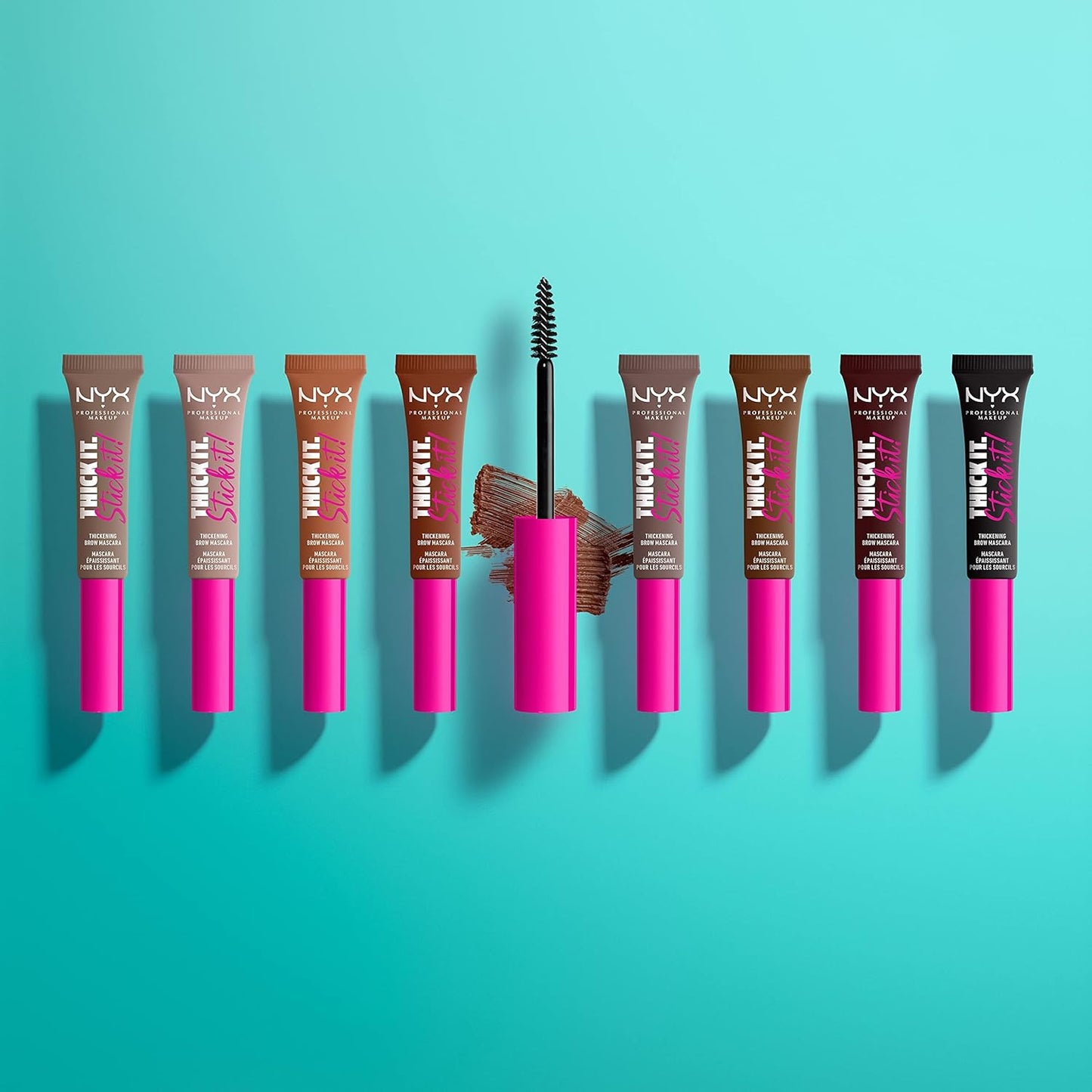 Thick It. Stick It! Brow Mascara, Tints & Thickens with 16Hr Wear, Taupe (Pack of 2)