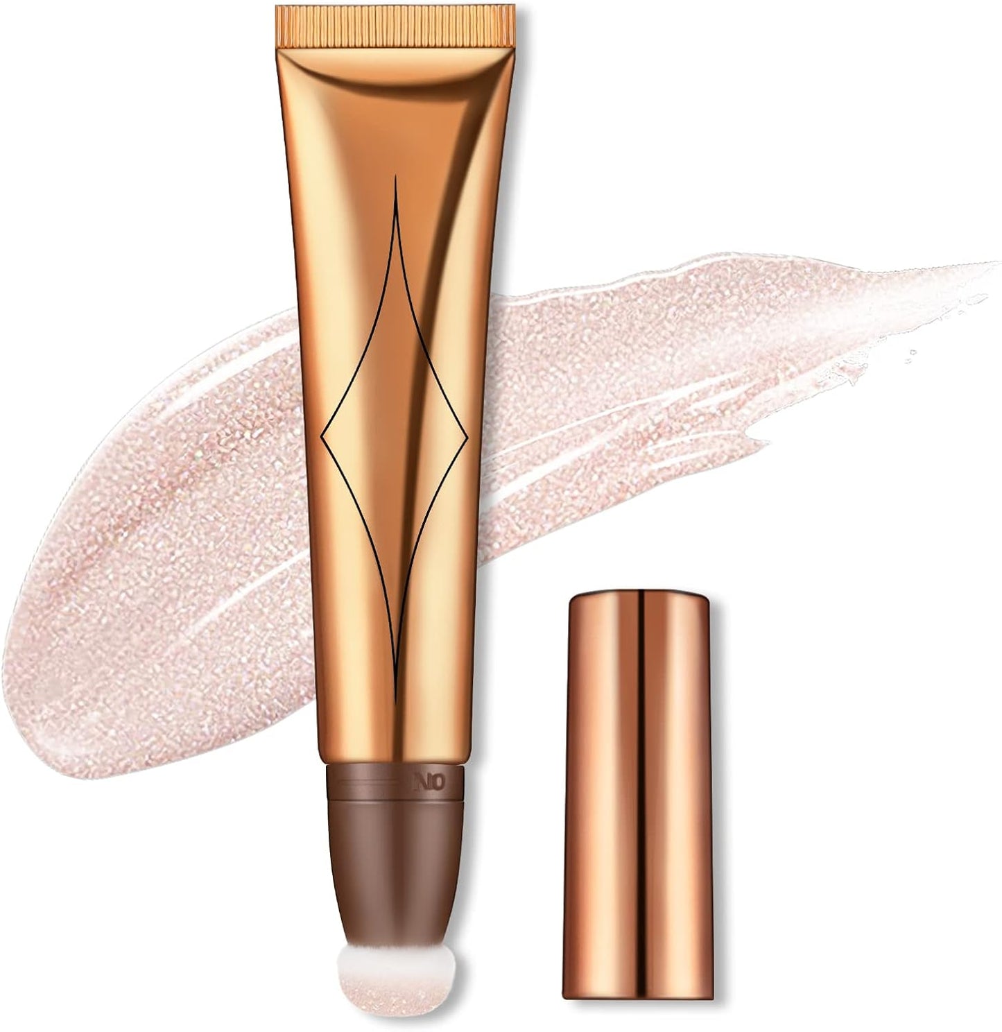 Contour Beauty Wand, Liquid Highlighter Contour Beauty Wand with Cushion Applicator, Matte Liquid Blush Wand, Long Lasting Smooth Lightweight Beauty Wand Makeup