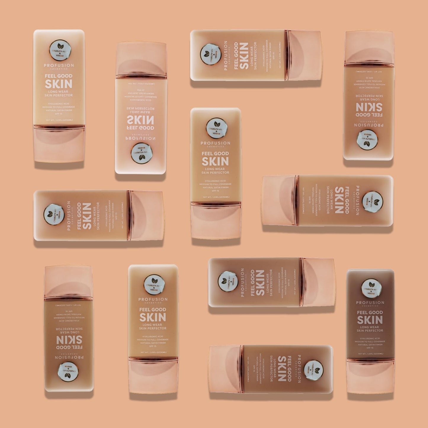 Lightweight Liquid Foundation for a Flawless and Elegant Radiance, Breathable Makeup for Improves Uneven Skin Tone, Cruelty-Free - Tan 5