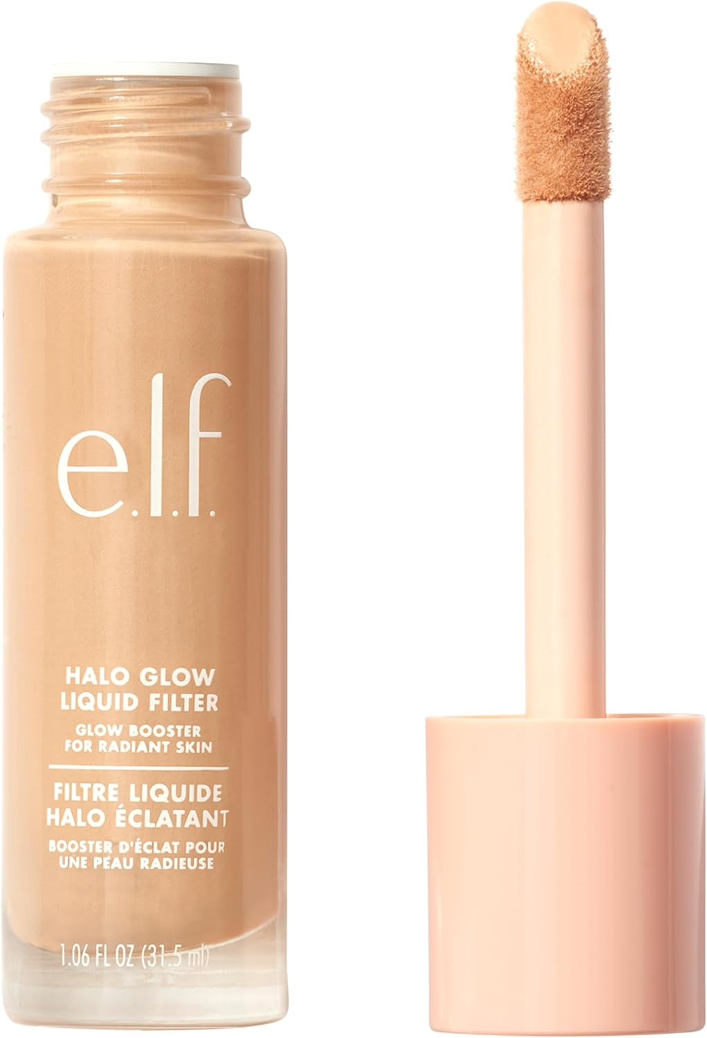 Halo Glow Liquid Filter, Complexion Booster for a Glowing, Soft-Focus Look, Infused with Hyaluronic Acid, Vegan & Cruelty-Free, 2 Fair- Light
