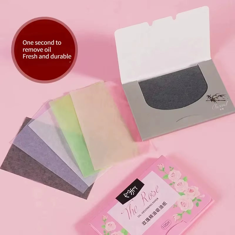 5 Box Matte Face Wipes Oil Control Oil-Absorbing Face Cleaning Beauty Makeup Tools Accessories Facial Oil Blotting Sheets Paper