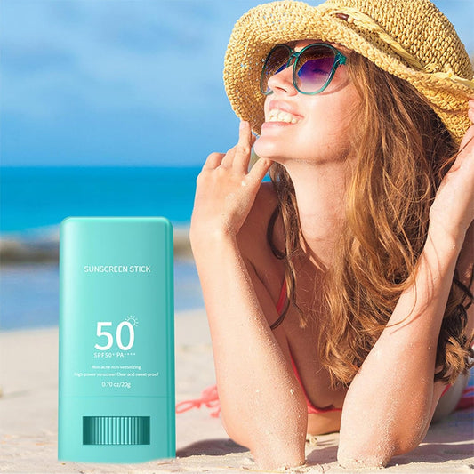 Sun Cream Stick SPF 50, Sunscreen Stick, Face Sunscreen, Long Lasting, Easy Use, All Skin Types