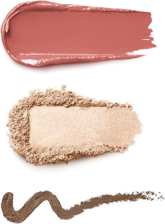 All You Need Make up Set, Make-Up Kit Containing: Lipstick, Eyeshadow and Eye Pencil