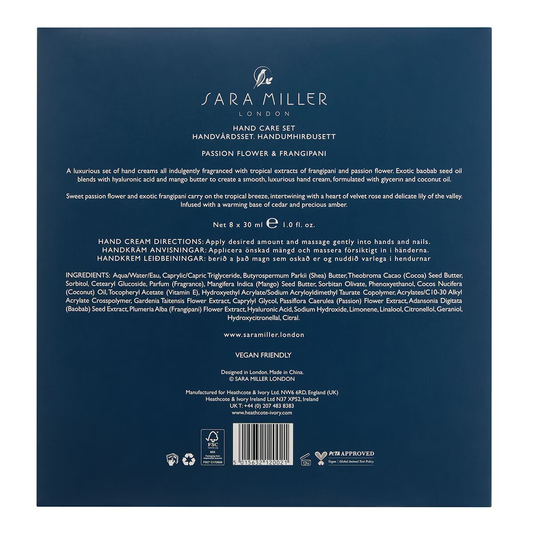 Sara Miller Hand Cream Collection - 8 x 30ml Gift Set