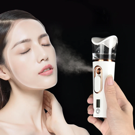 Nano Facial Sprayer – Rechargeable Portable Face Steamer & Hydrating Mist Device