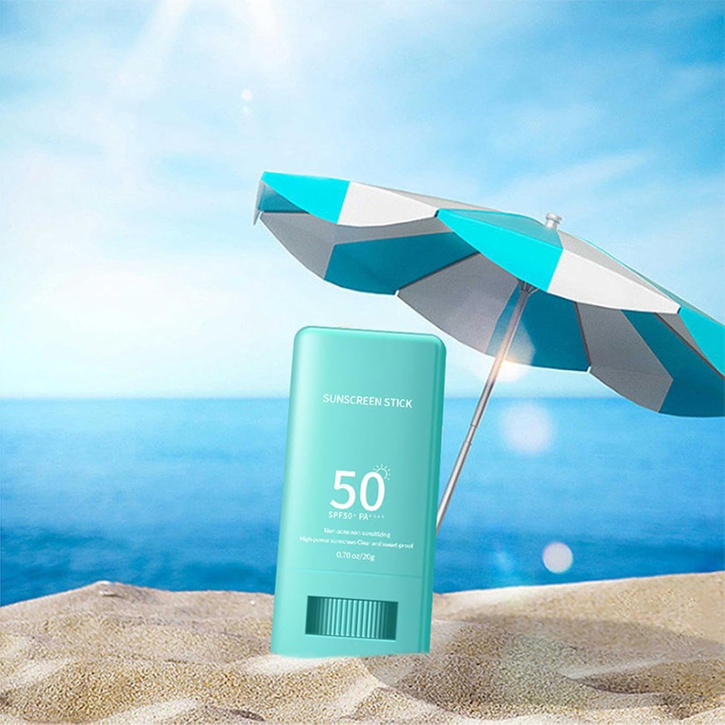 Sun Cream Stick SPF 50, Sunscreen Stick, Face Sunscreen, Long Lasting, Easy Use, All Skin Types