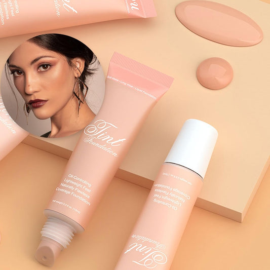 BB Cream Liquid Foundation, Natural Look Even Skin Tone Color Correcting, Full Coverage Moisturizing Concealer Makeup Base, Anti-Redness Smoothing Waterproof and Blendable