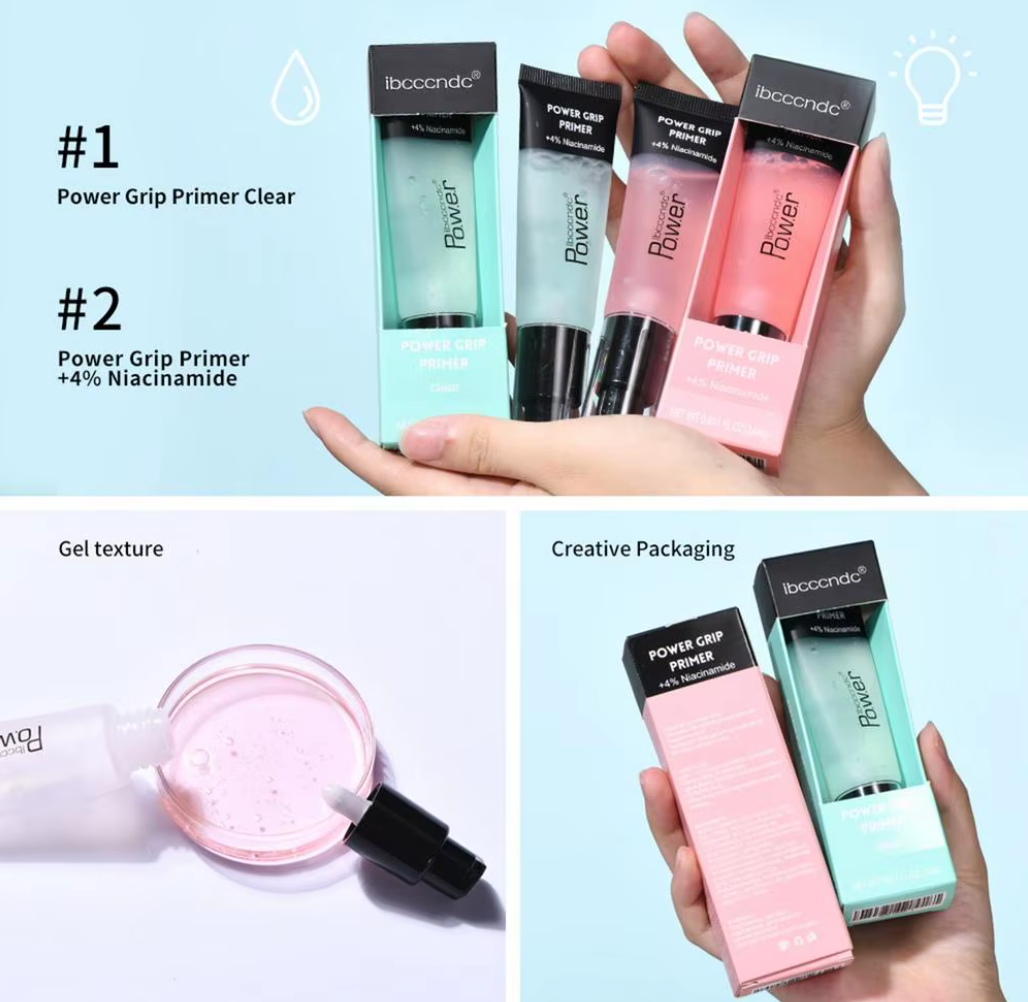 Power Grip Primer Gel β 24ml - Hydrating Face Primer for Smoothing Skin