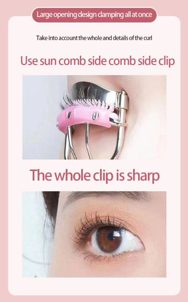 Professional Rose Gold Eyelash Curler, Ladies Accessories Quick Styling Compact Portable