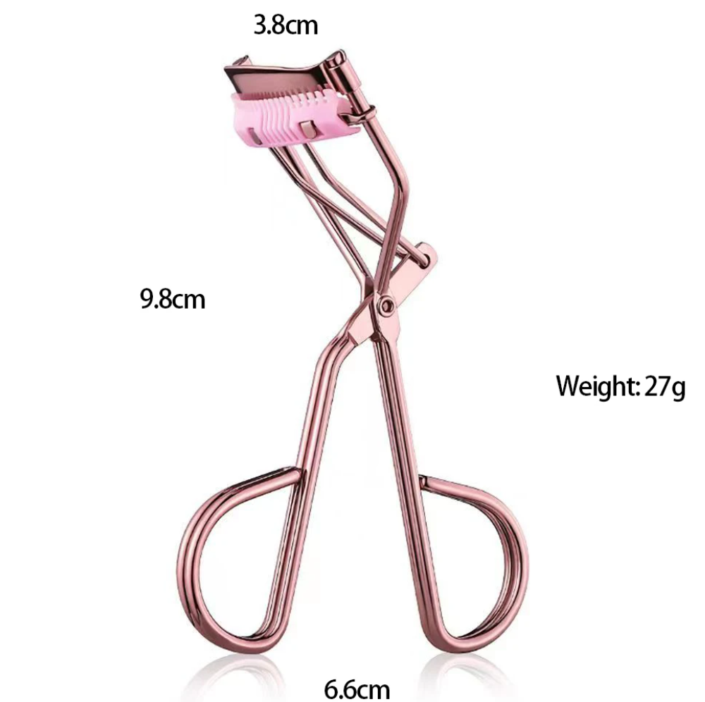 Professional Rose Gold Eyelash Curler, Ladies Accessories Quick Styling Compact Portable