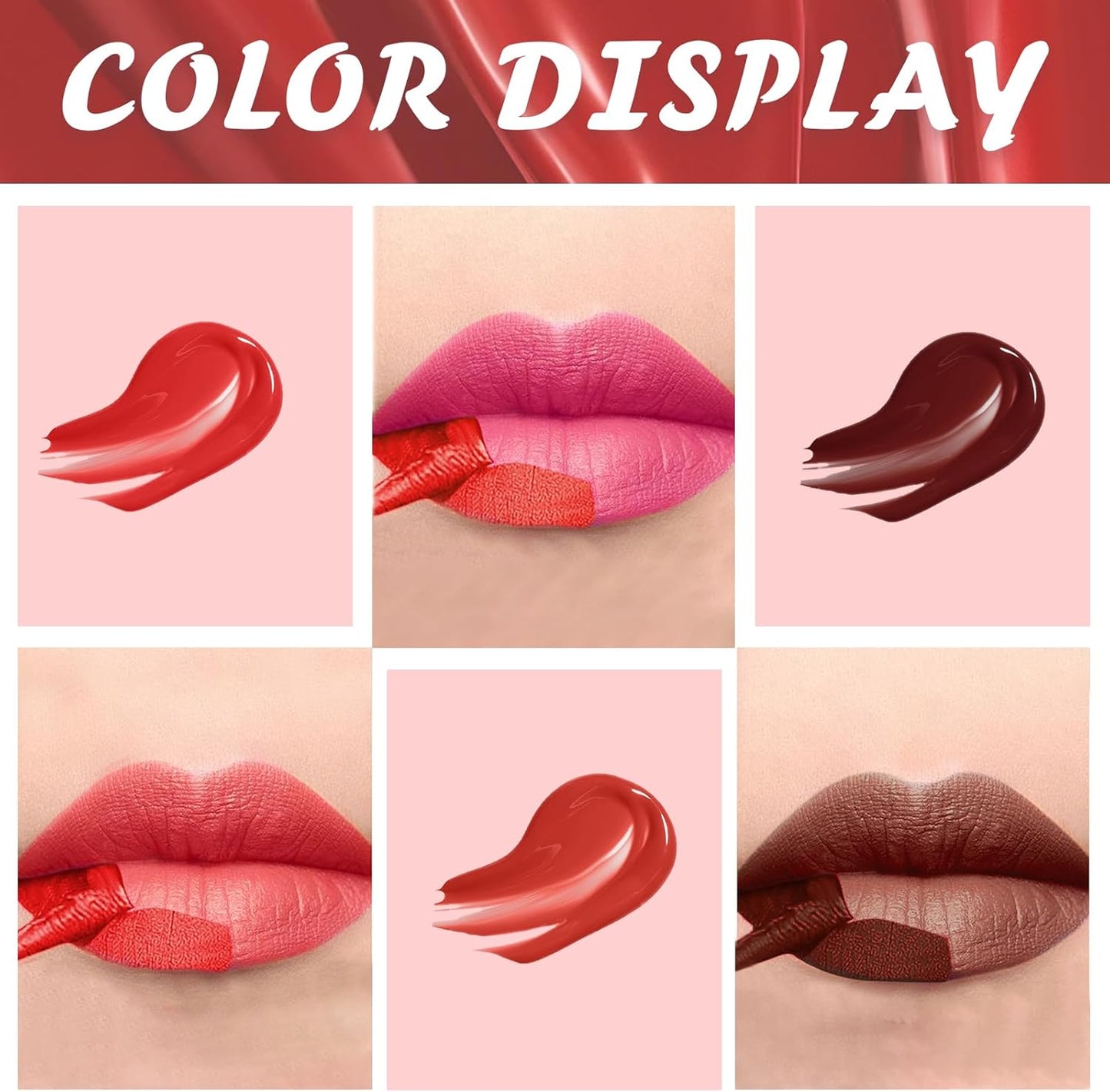 3Pcs Peel off Lip Stain, Long-Lasting Lip Tint Stain Smooth and Matte Lip Tint, Water-Resistant Lip Liner Stain, and Non-Greasy Lip Tint Stain Peel Off