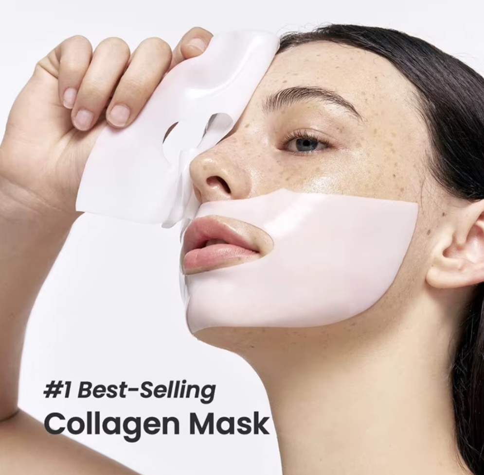 Bio-Collagen Real Deep Mask – Anti-Wrinkle Lifting Peel-Off Face Mask with Hydrolyzed Collagen
