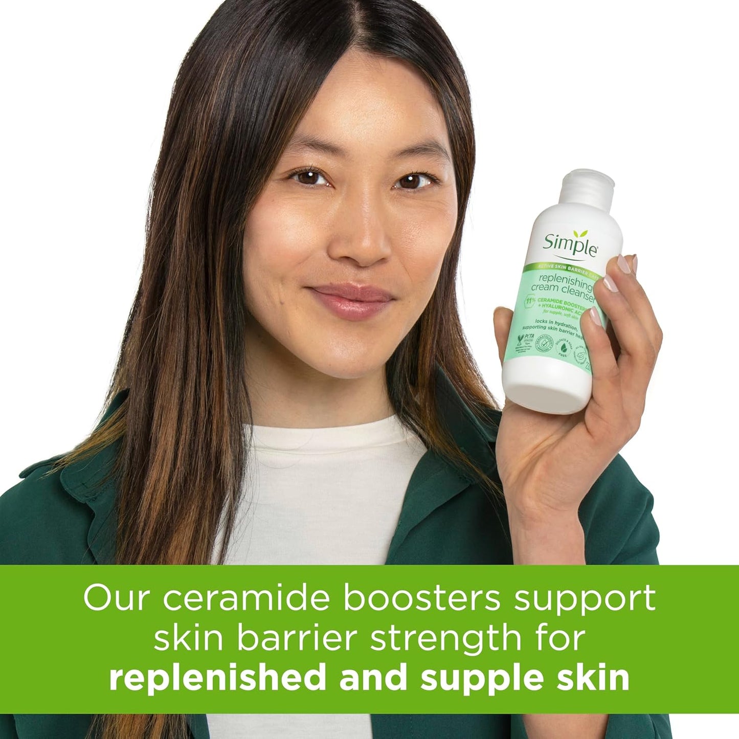 Replenishing and Soothing Skincare Bundle Cream Cleanser (230 Ml) and Water Face Cream (50 Ml) Suitable for Even the Most Sensitive Skin