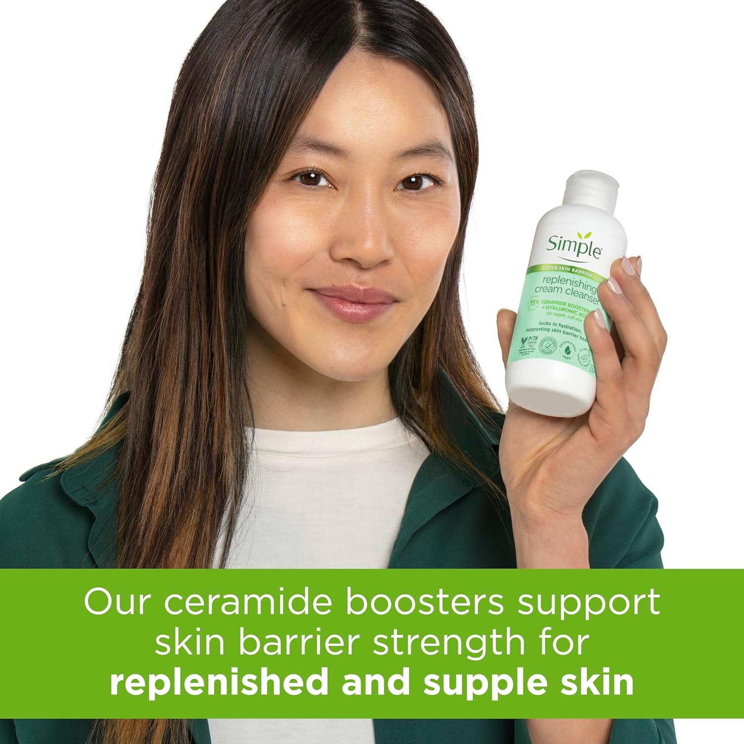 Replenishing and Soothing Skincare Bundle Cream Cleanser (230 Ml) and Water Face Cream (50 Ml) Suitable for Even the Most Sensitive Skin