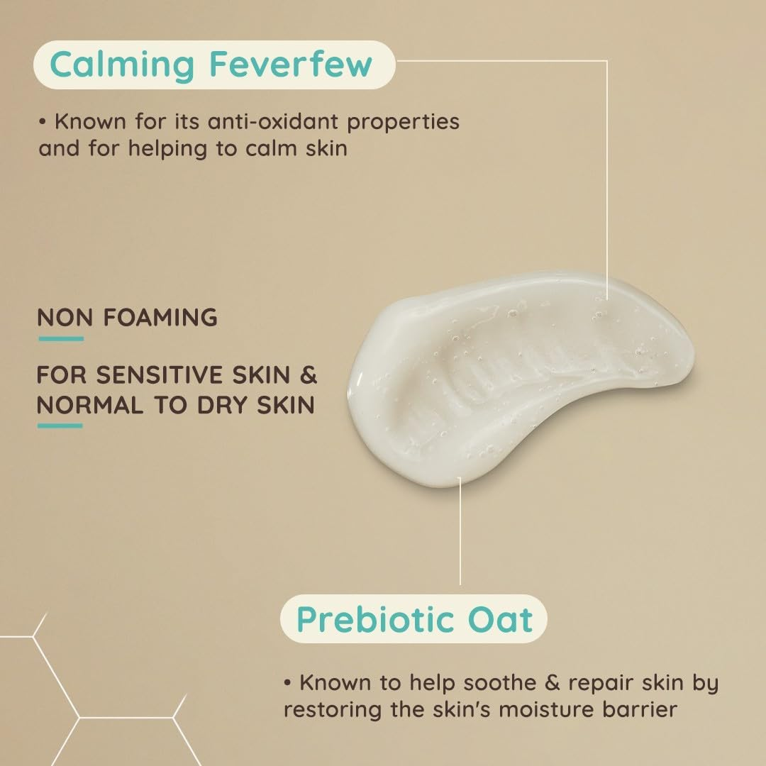 Aveeno Face Calm + Restore Nourishing Oat Cleanser - (1X 200ml)