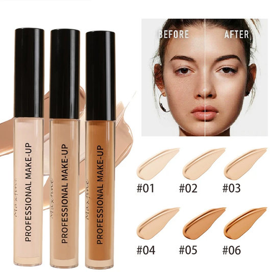 High-Coverage Matte Liquid Concealer – Waterproof, Long-Lasting & Oil-Control Formula