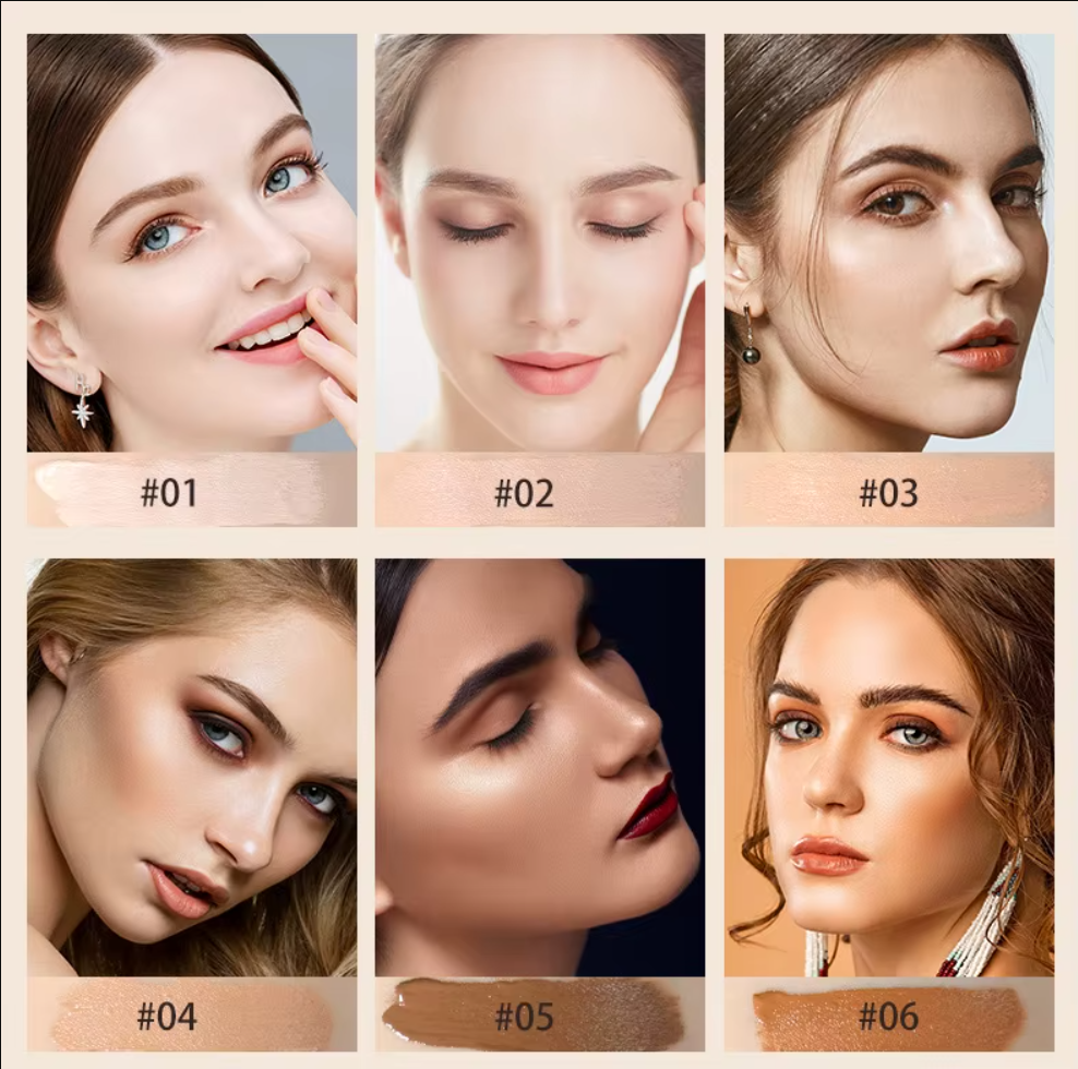 High-Coverage Matte Liquid Concealer – Waterproof, Long-Lasting & Oil-Control Formula