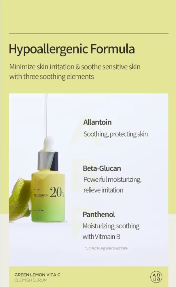 Korean ANUA Heartleaf Serums - Peach 70 Niacinamide Essence Serum