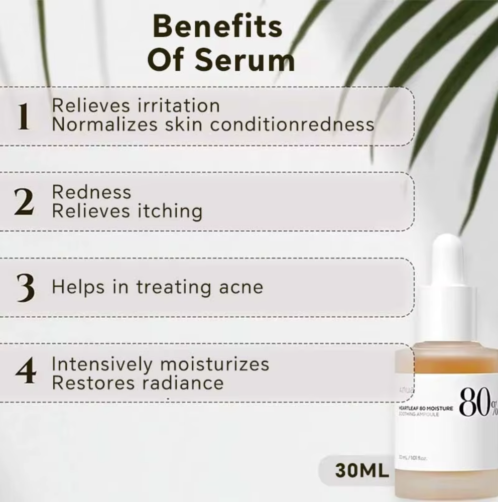 Korean ANUA Heartleaf Serums - Peach 70 Niacinamide Essence Serum