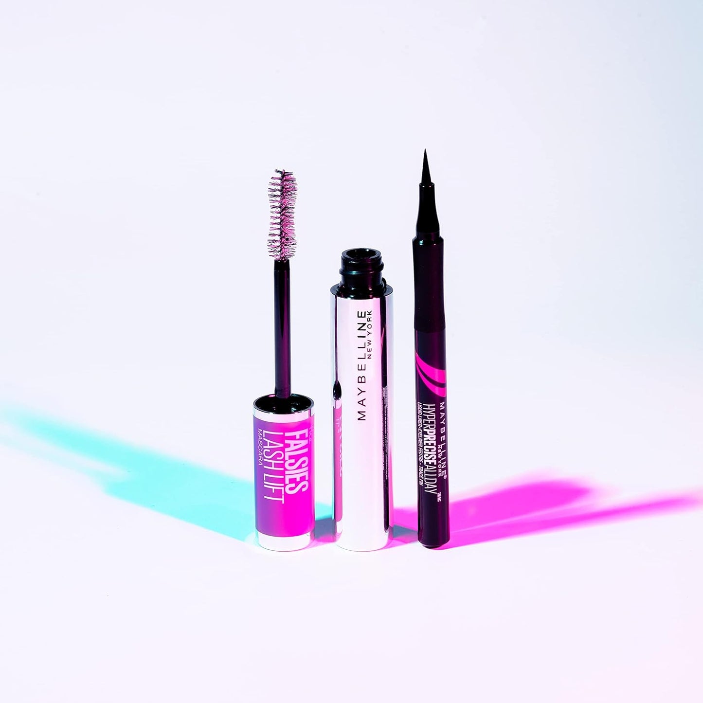 New York the Ultimate Eye Sculpt Bundle, Includes False Lash Effect Mascara, the Falsies Lash Lift in Black & Hyper Precise All Day Brush Tip Liquid Eyeliner in Black