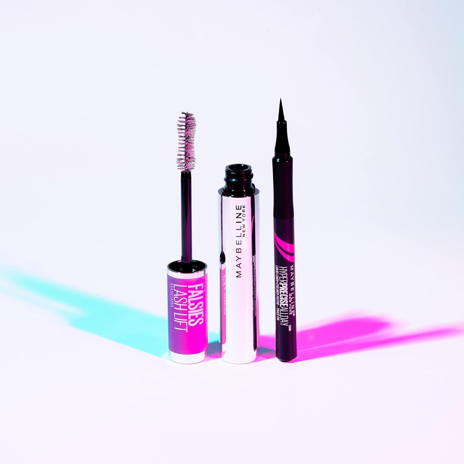 New York the Ultimate Eye Sculpt Bundle, Includes False Lash Effect Mascara, the Falsies Lash Lift in Black & Hyper Precise All Day Brush Tip Liquid Eyeliner in Black