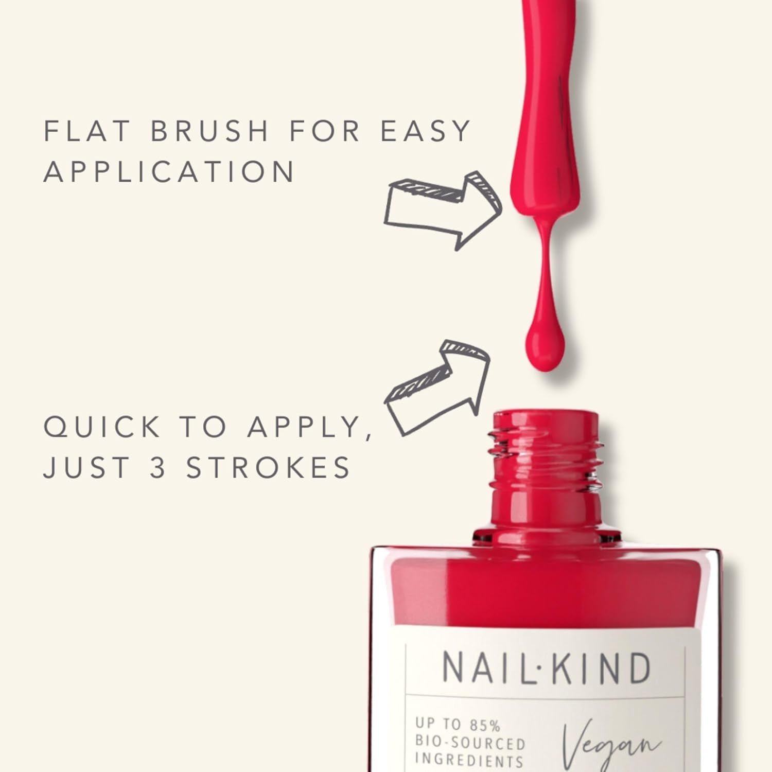 Red Nail Polish - Popsicle Party - Bright-Nails Red Nail Varnish - Vegan Nail Lacquer - Peta Certified + Cruelty Free - Quick Drying Long Lasting - Chip Resistant Manicure - 8Ml
